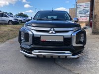Защита переднего бампера с грилем Mitsubishi L200 2019+ Tamsan