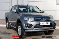 Защита передняя одинарная Mitsubishi L200 2005-2015 Tamsan