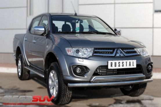 Защита передняя одинарная Mitsubishi L200 2005-2015 Tamsan