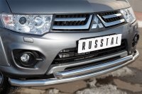 Защита передняя двойная Mitsubishi L200