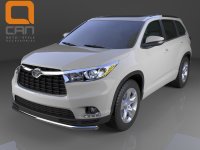 Защита передняя для Toyota Highlander 2014-2019