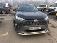 Защита передняя двойная  для Toyota RAV4 2019+