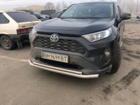 Защита передняя двойная  для Toyota RAV4 2019+