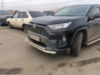 Защита передняя двойная  для Toyota RAV4 2019+