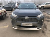 Защита передняя двойная  для Toyota RAV4 2019+