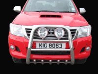 Дуга высокая с грилем Toyota Hilux 2005-2015 Tamsan