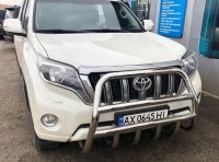 Кенгурятник высокий с грилем на Toyota Land Cruiser 150 Prado ( Toyota LC 150 Prado) UATUNING