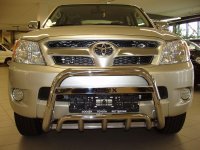 Дуга низкая с грилем Toyota Hilux 2005-2015 Tamsan с надписью