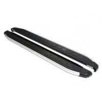 Подножки алюминиевые Ercul Dolunay для Mazda CX-9 2008+ Silver