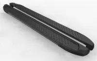 Підніжки алюмінієві CanAuto Sapphire для Citroen C-crosser 2007+ Sapphire V1 Black