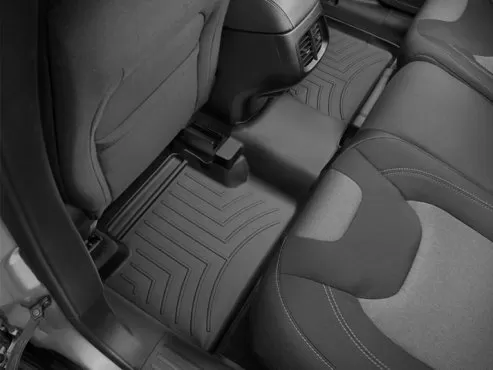 Ковры резиновые WeatherTech Jeep Cherokee 2016+ задние черные