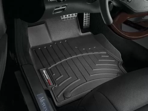 Ковры резиновые WeatherTech MB S-class (W221) 2006-2012 передние черные