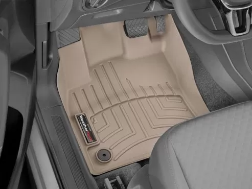 Ковры резиновые WeatherTech Skoda Karoq 2017+ передние бежевые