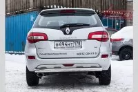 Защита задняя одинарная для Renault Koleos