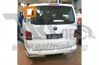 Защита задняя уголки на Volkswagen Transporter T6
