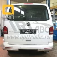 Защита задняя уголки на Volkswagen Transporter T6