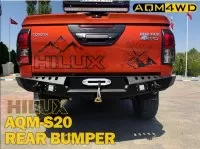 Задний бампер металлический Toyota Hilux 2015+ Tamsan