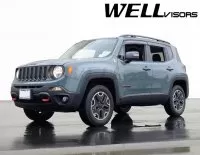 Дефлекторы окон ветровики для Jeep Renegade 2014+ с черным молдингом