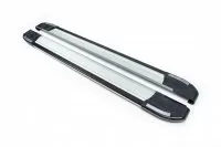 Підніжки алюмінієві Ercul Rainbow для VW Tiguan 2007-2016 Rainbow Silver